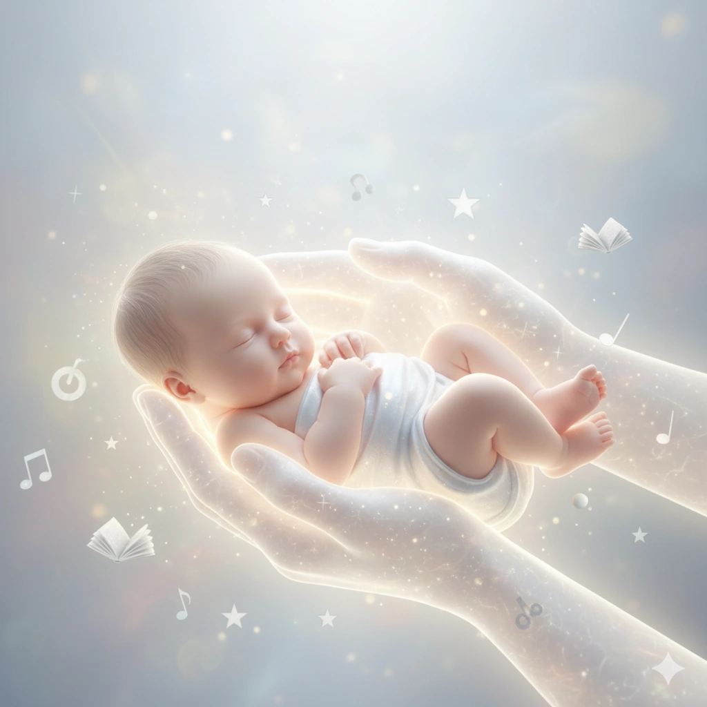 Bébé Recevant de l'Amour