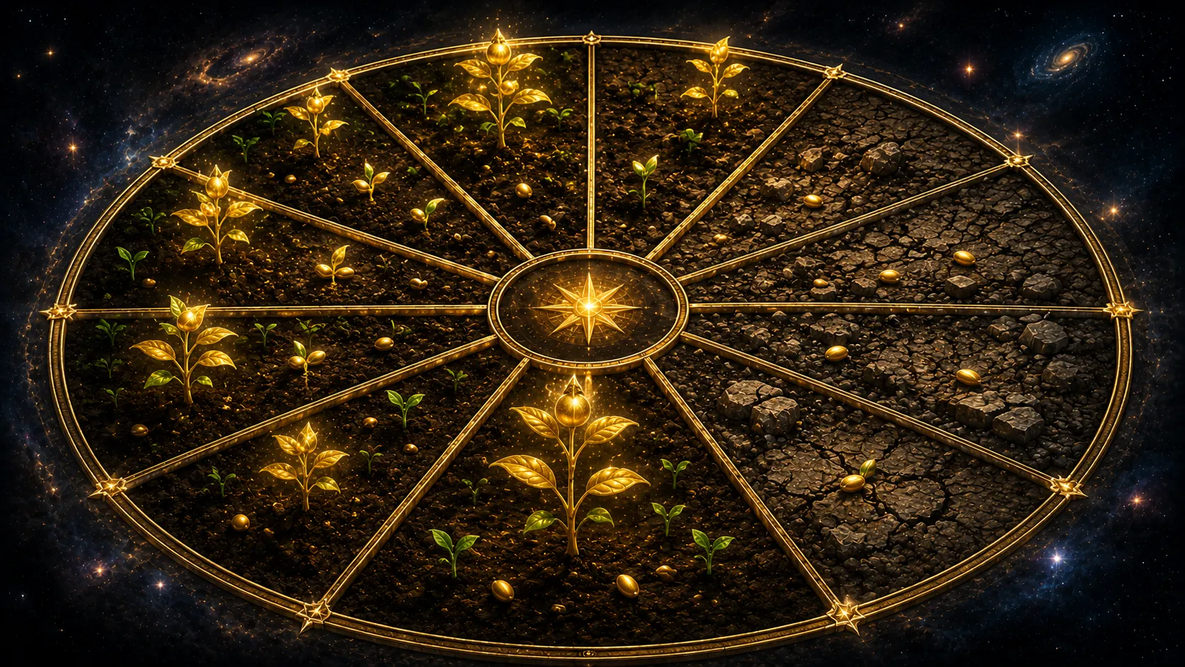 Sol fertile contre sol aride