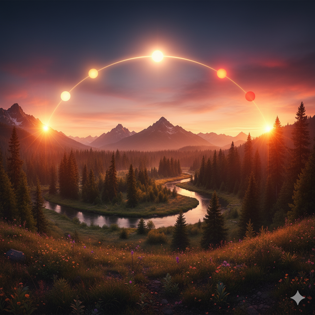 Daily Journey of the Sun