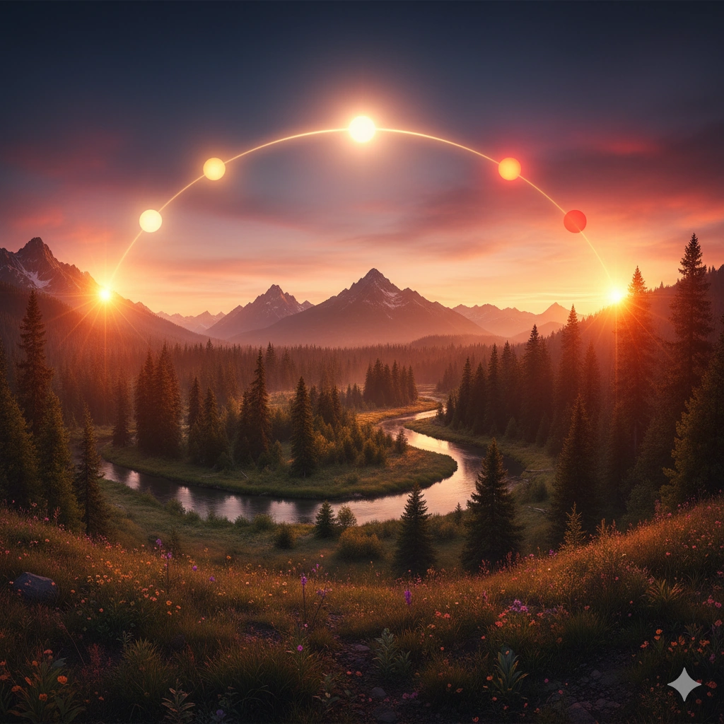 Daily Journey of the Sun