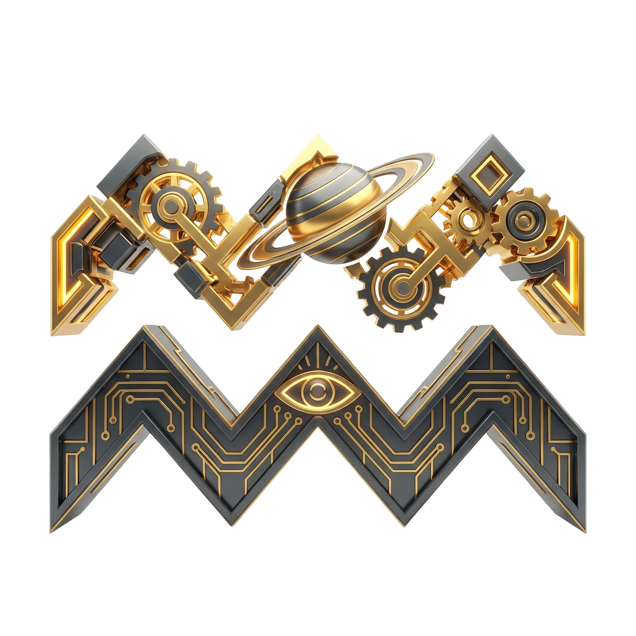 Fixed air sign representing innovation Aquarius