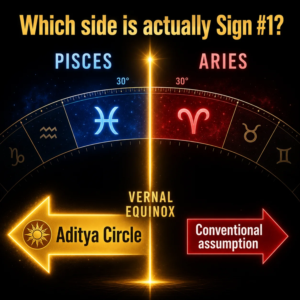 Which side is actually Sign #1?